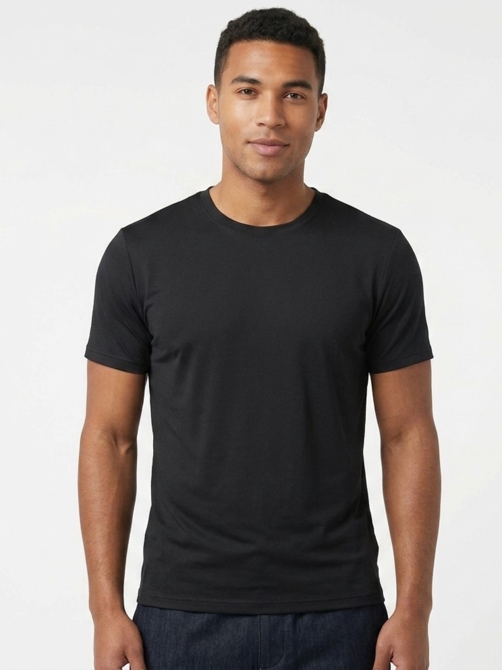 32 Degrees Men's Black Crewneck Short Sleeve Tee